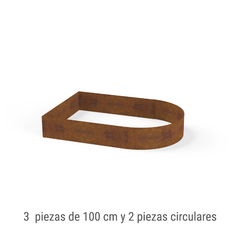Módulo Recto 100 cm - Cajón de Huerta - Sin pintar - comprar online