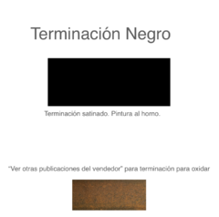 Aro de Chapa Mediano - Negro - comprar online