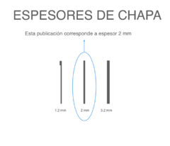 Aro de Chapa Ø 100 cm - Sin pintar - tienda online
