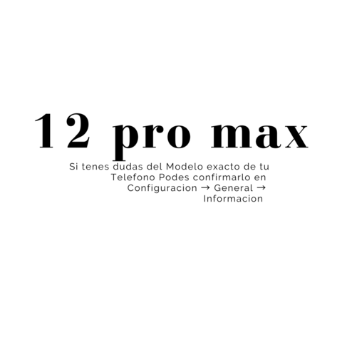 Iphone 12 Pro Max - Cordón