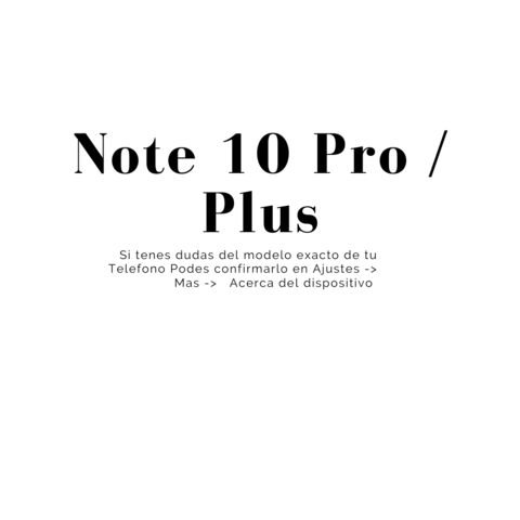 Note 10 Pro / Plus