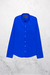 Camisa Lisa Ajustada Azul Francia en internet
