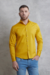 Camisa Lisa Ajustada Amarillo