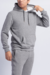 Hoodie Austin Gris Melange Medio Friza - comprar online