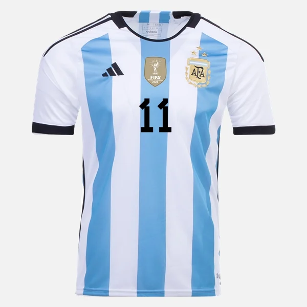 Camisa Argentina Titular "Di Maria" Tri Campeã do Mundo 22/23 - Torcedor
