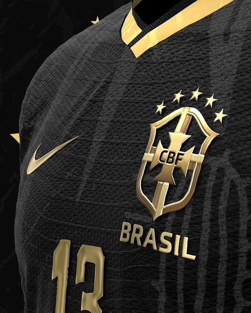Camisa Brasil Preta Edição Especial Modelo Jogador 2022 / 2023 (cópia)