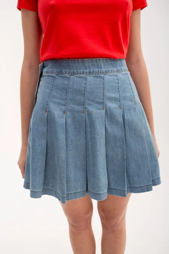 FALDA SIMONA DENIM (LAS PEPAS) - comprar online