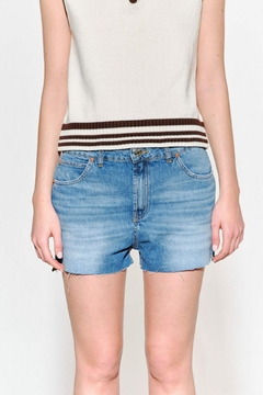 M SHORT HIGH RISE WASTED BLUE / (AY NOT DEAD) - comprar online