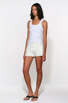 M SHORT MID RISE WHITE / (AY NOT DEAD)