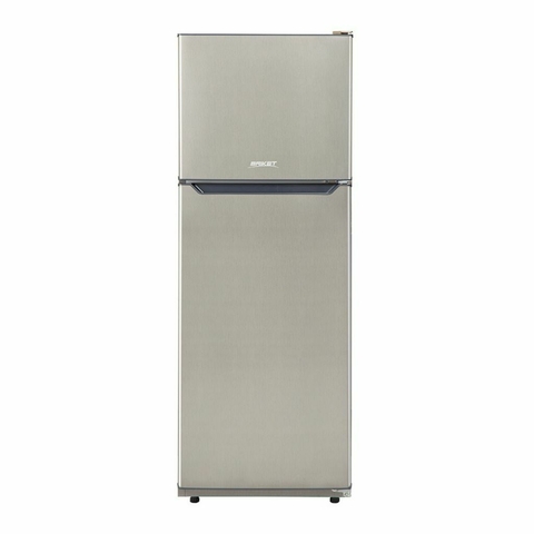 Heladera con Freezer 257 Lts Gris Briket 1320 Simil Inox