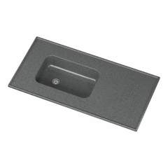 Mesada de Cocina 1,20 x 0.60 Mármol Sintético Gris Oscuro Durafort - comprar online