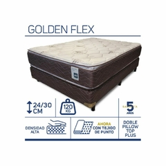 Colchón Espuma Alta Densidad Con Pillowtop 1,40 x 1.90 Golden Flex Gani - comprar online