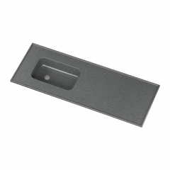 Mesada de Cocina 1,60 x 0.60 Mármol Sintético Gris Oscuro Durafort - comprar online