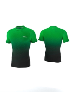 Camisa de Compressão Manga Curta Masculina verde