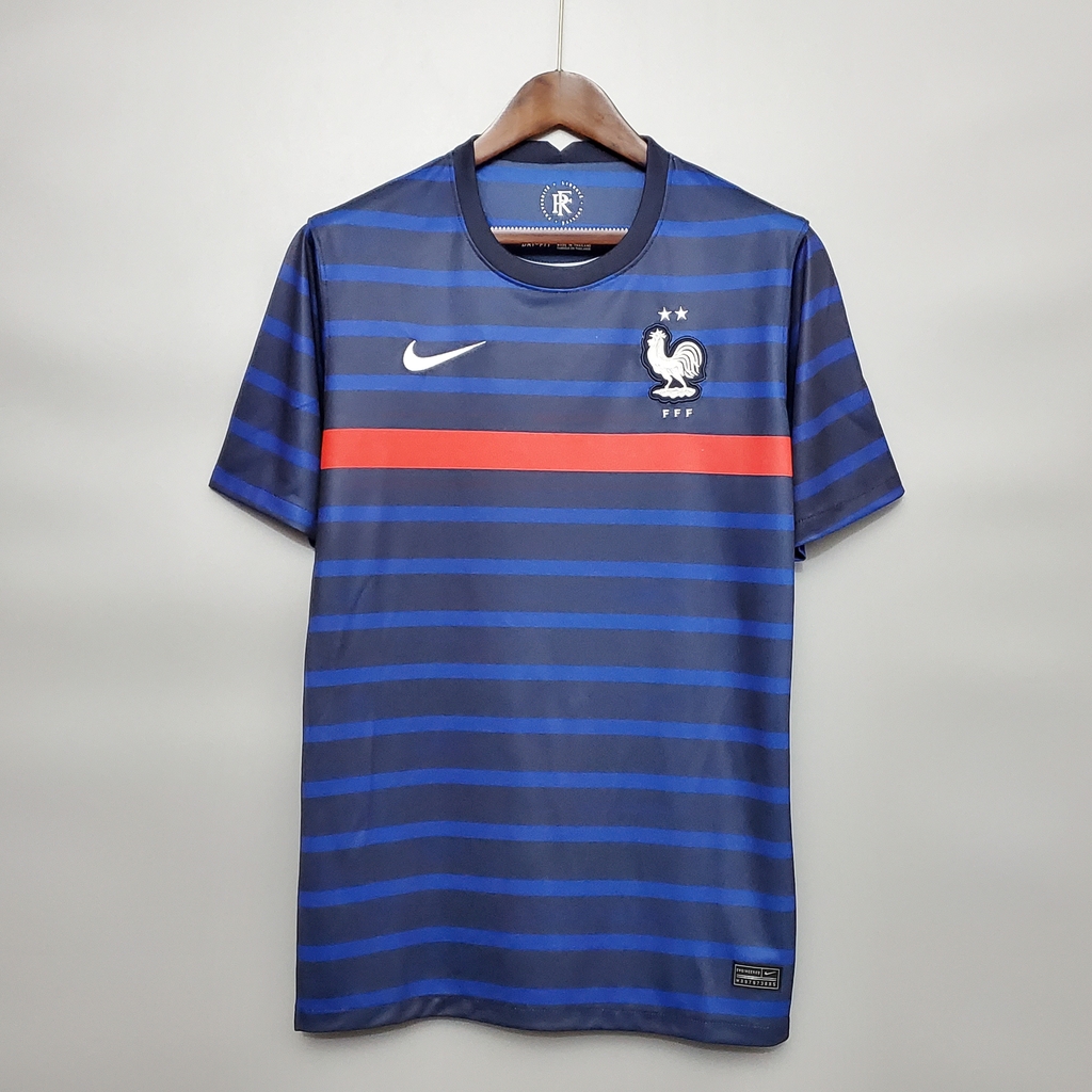 Camisa Seleção França Home 20 Torcedor Nike Masculina - Azul