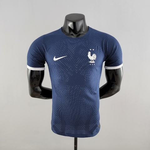 Camisa Seleção da França Copa do Mundo de 2022 Jogador Masculina - Azul