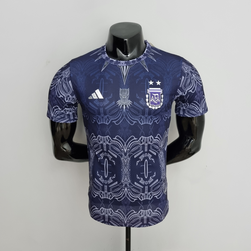 Camisa Argentina Home 22 23 Jogador Adidas Masculina Preta