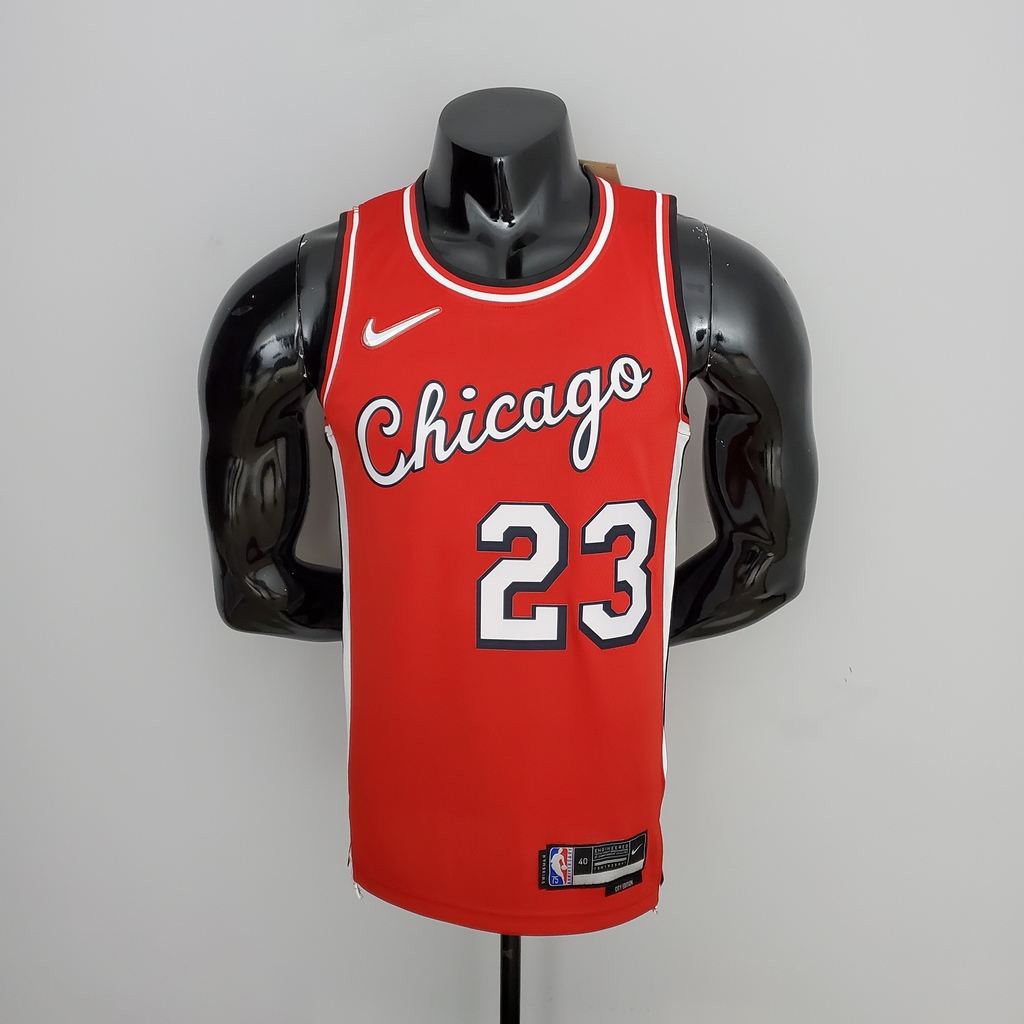 Camisa NBA Chicago Bulls City Edition Michael Jordan Nº23 Disponível