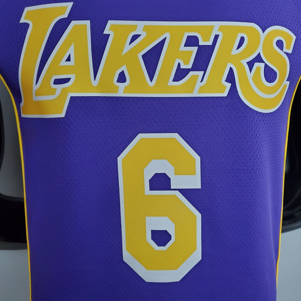 Camiseta de basquete Los Angeles Lakers LeBron James Nº6: Compre já