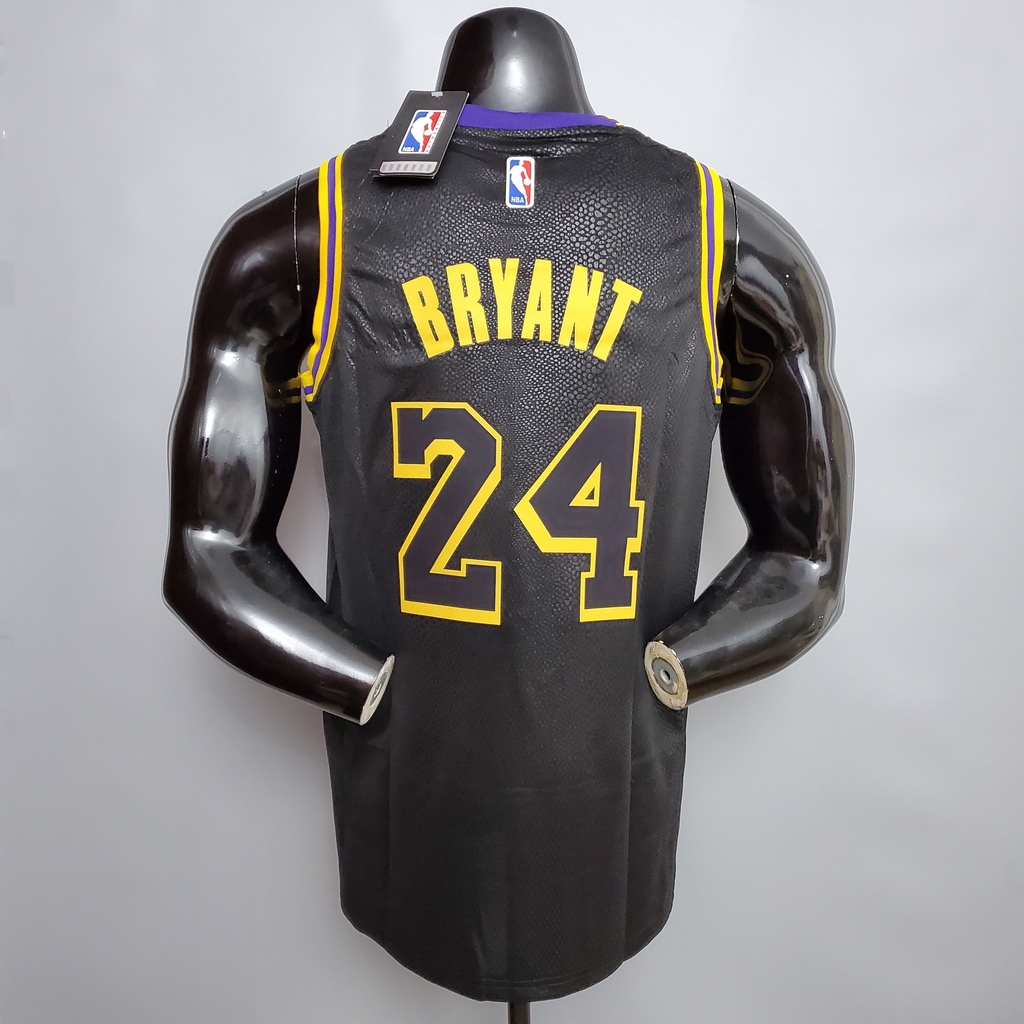 Camisa NBA Los Angeles Lakers Black Kobe Bryant N 24 Compre ja