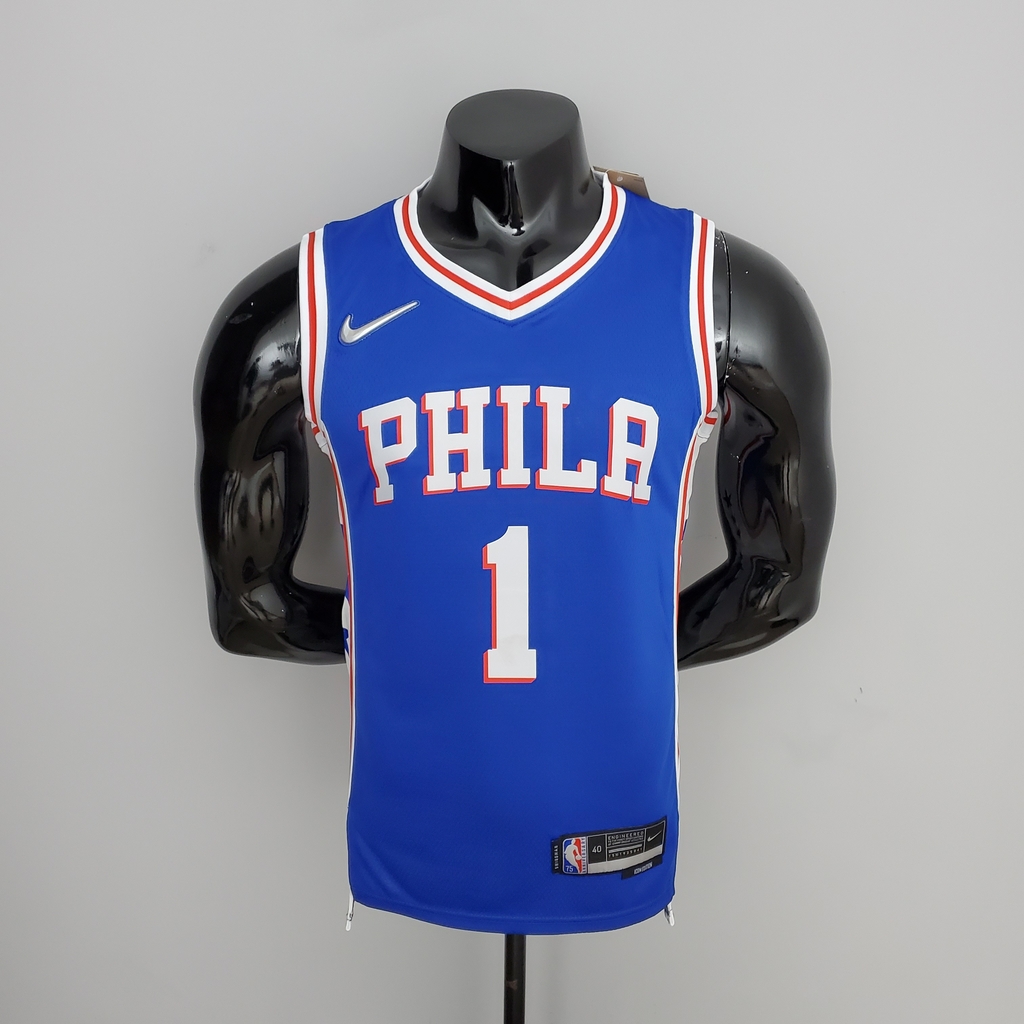 Camisa NBA Philadelphia 76ers 2022 - James Harden Nº1 - azul