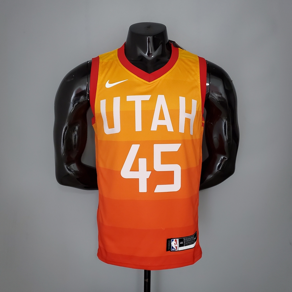 Compre Camisa de basquete Utah Jazz 2019 NBA Mitchell Laranja agora