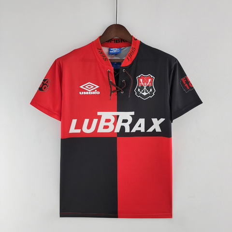 Camisa Flamengo Retrô 1995 Torcedor Masculina - Vermelha Centenário