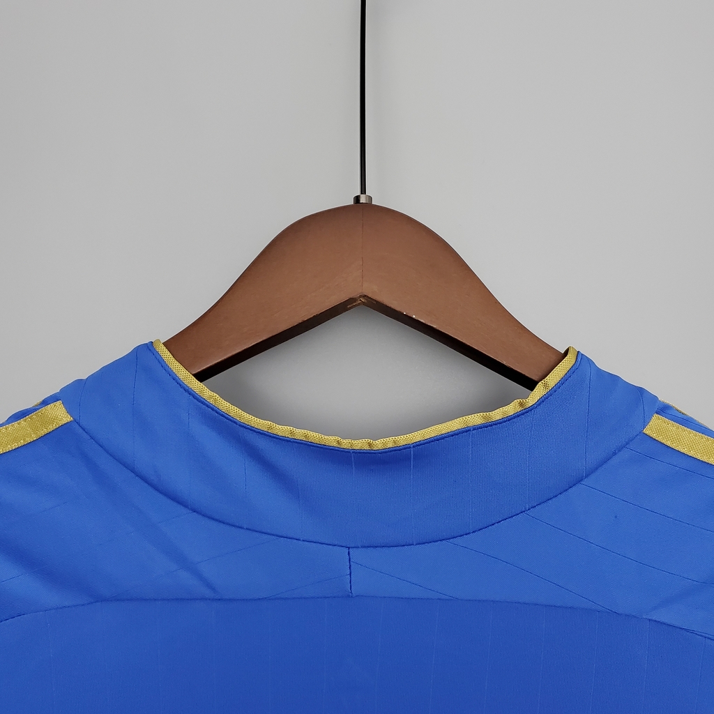 Camisa Juventus Retrô "Teamgeist" Torcedor Adidas Masculina - Azul Royal