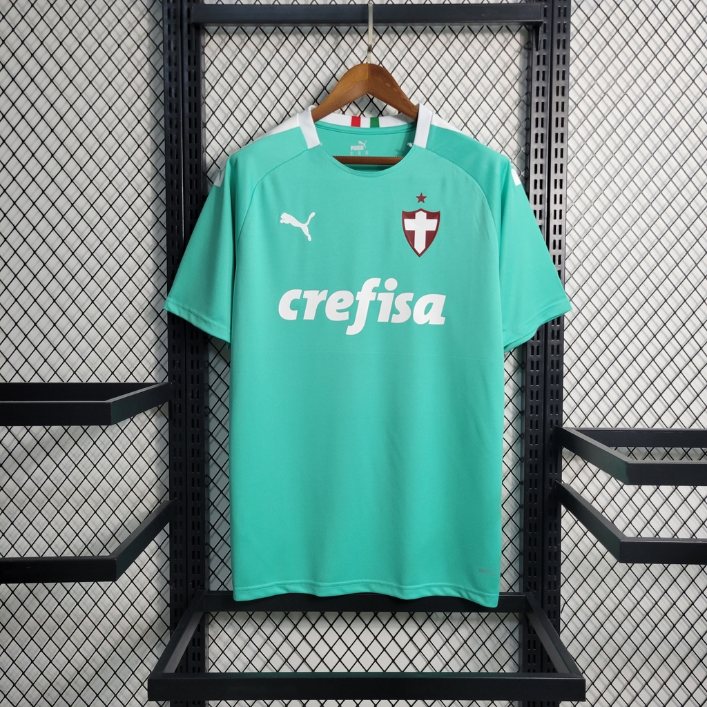Camisa Palmeiras Retrô 2019/2020 Torcedor Masculina - Verde água
