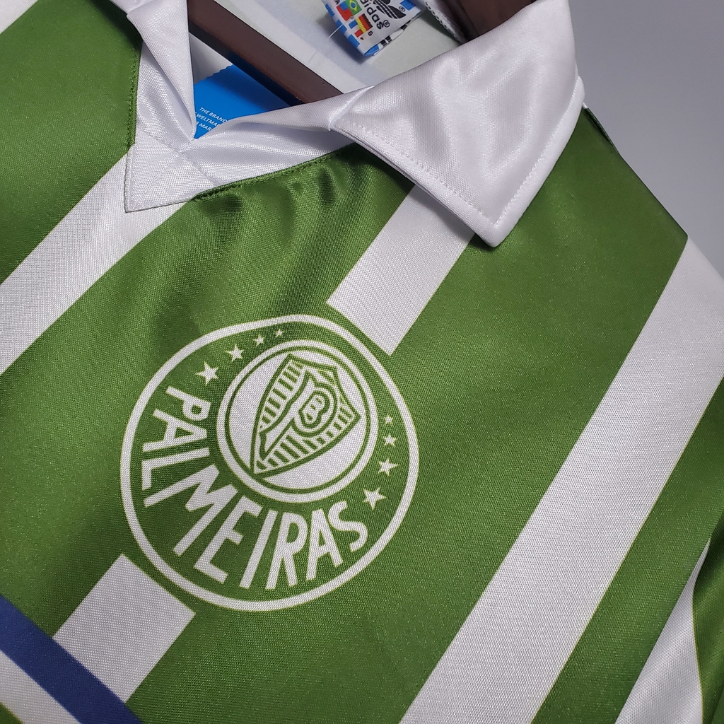 Camisa Palmeiras Retrô 92/93 Torcedor Masculina - Verde