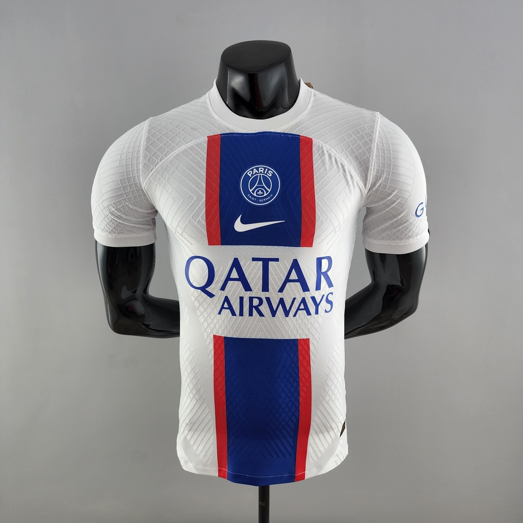 Camisa Paris Saint-Germain PSG Third 22/23 Jogador Nike Masculina - Branca