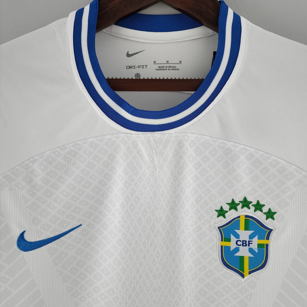 Camisa Seleção Brasil Concept 2022 Torcedor Nike Feminina - Branca