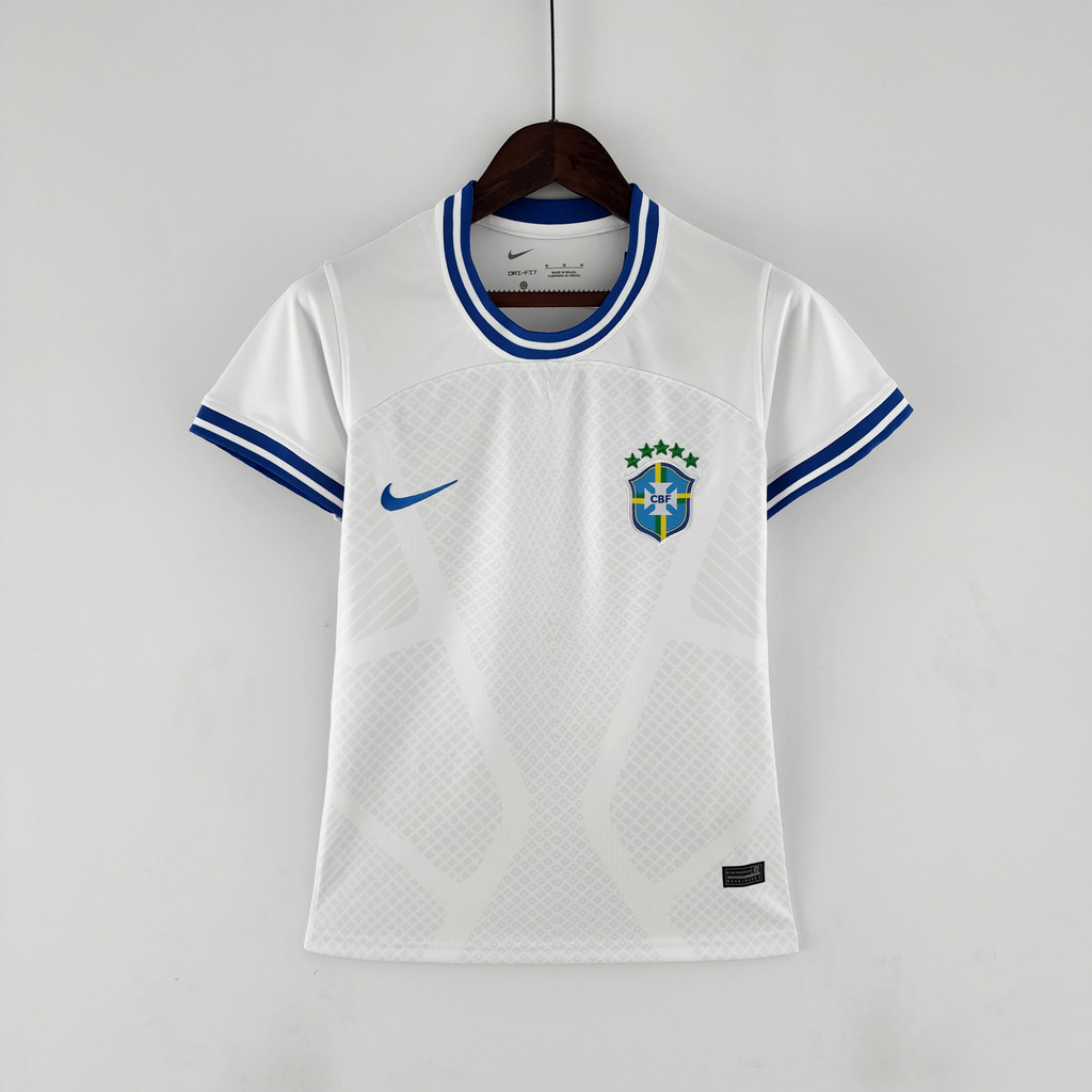 Camisa Seleção Brasil Concept 2022 Torcedor Nike Feminina - Branca