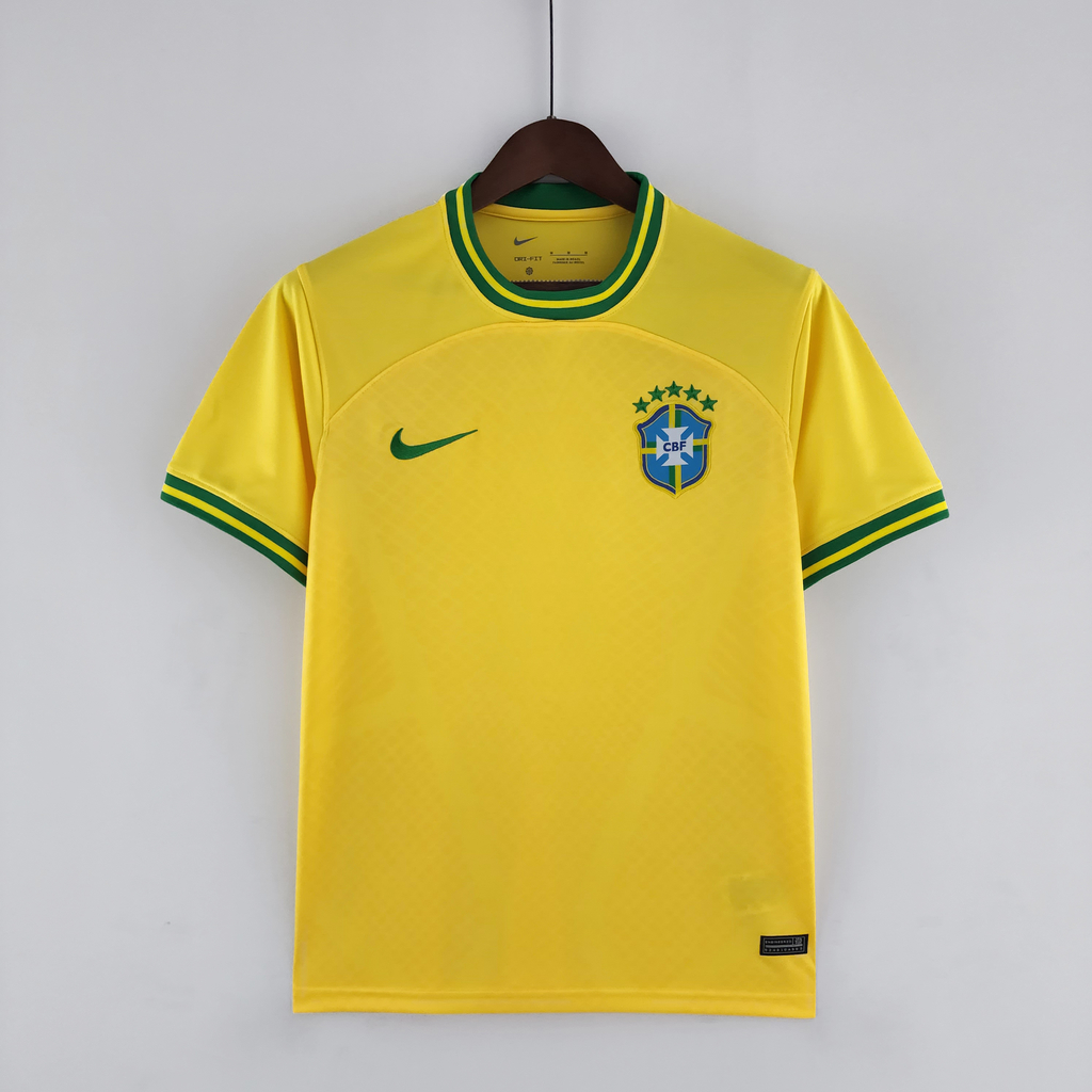 Camisa Seleção Brasil Concept 2022 Torcedor Nike Masculina - Amarela