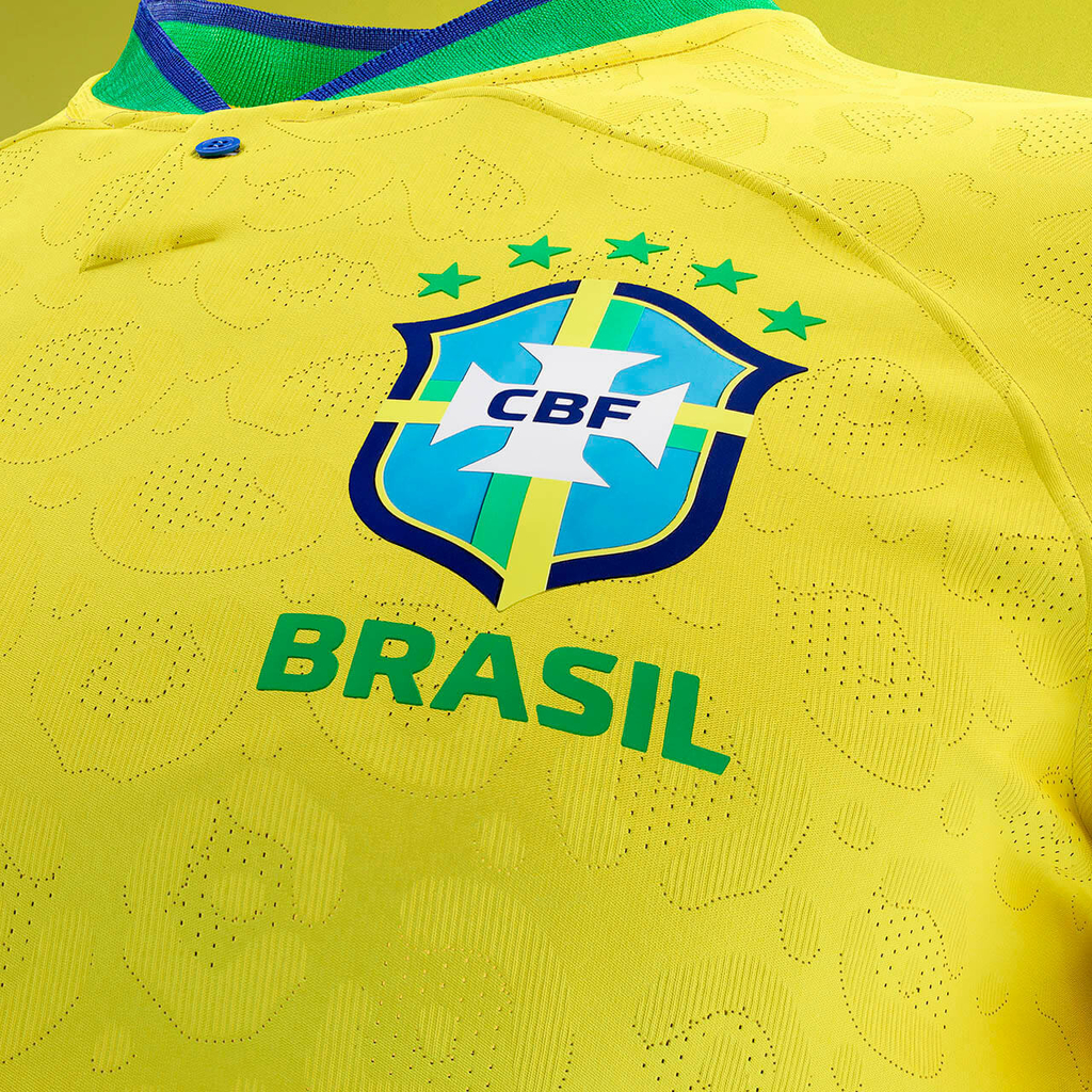 Camisa Seleção Brasil I 22/23 Torcedor Nike Masculina - Amarela
