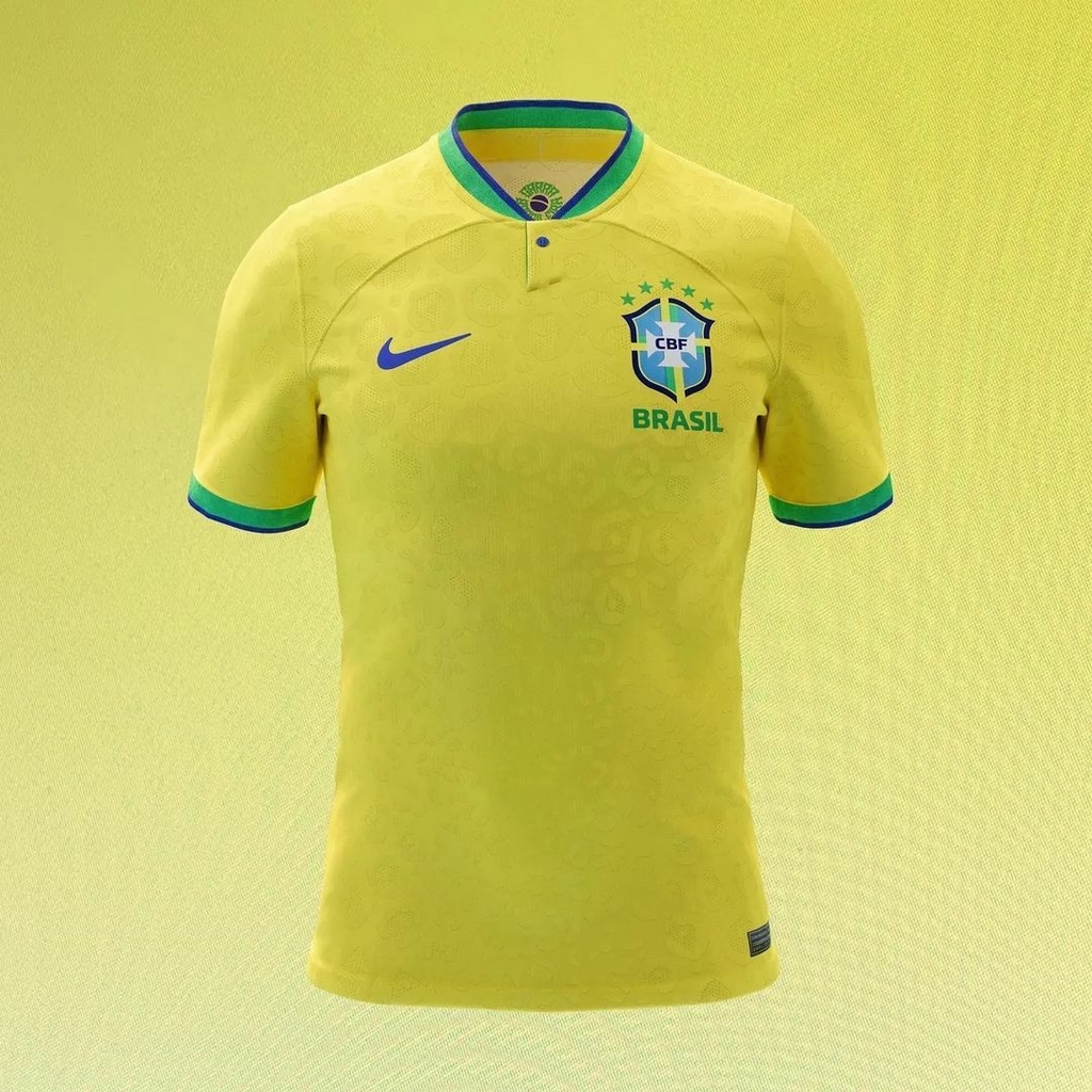 Camisa Seleção Brasil I 22/23 Torcedor Nike Masculina - Amarela