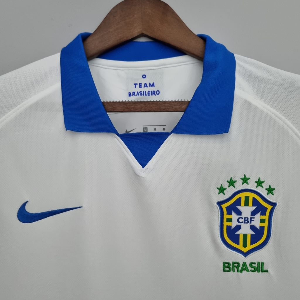 Camisa Seleção Brasileira III 19/20 - Masculina - Branco e Azul