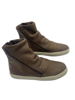 Bota em Couro Café Camila V. Ref 3616 - comprar online