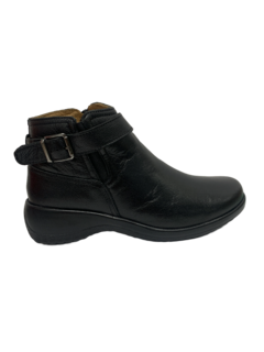 Bota Couro Napa Preta Ref 10123