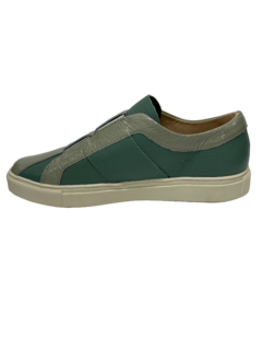 Tênis Couro Floater Verde Dellay Ref 188520 - comprar online