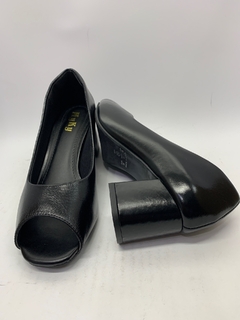 PEEP TOE - PRETO -MARLINES - 06450 na internet