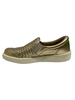 Tênis Slip-on Pelica Metalizado Ouro Myky Ref 302 - comprar online