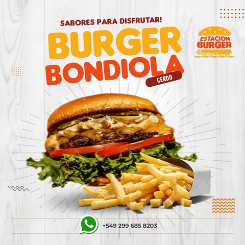 Hamburguesa de Bondiola