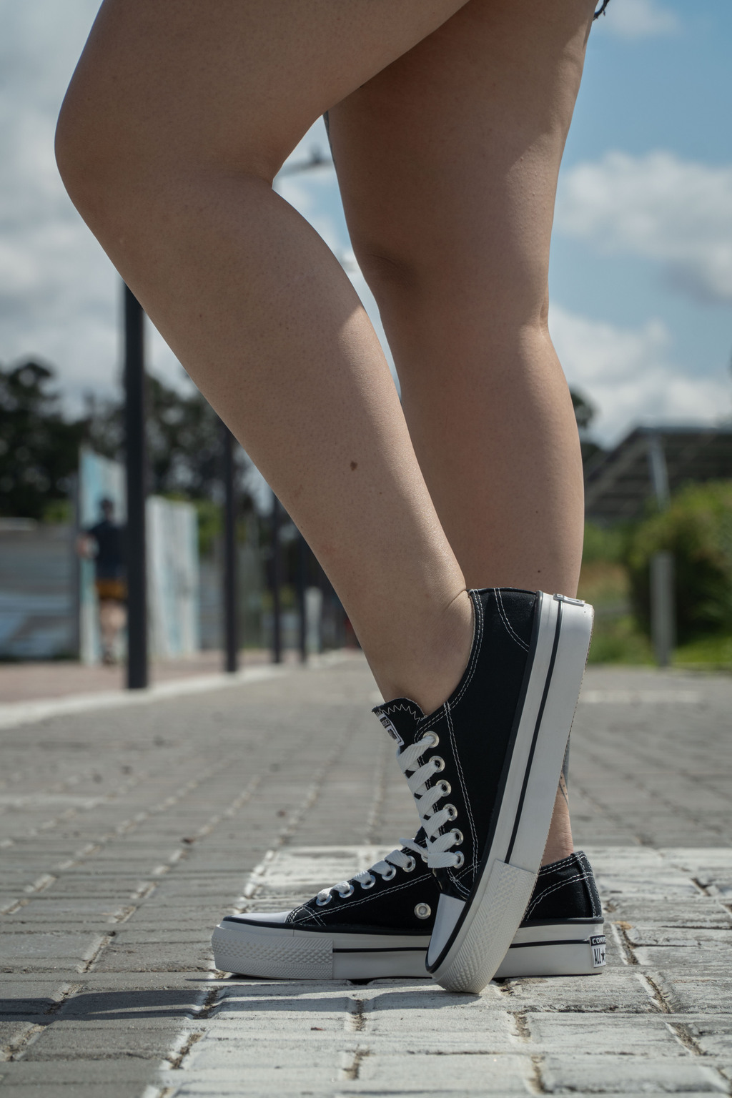Converse negras plataforma 10 online