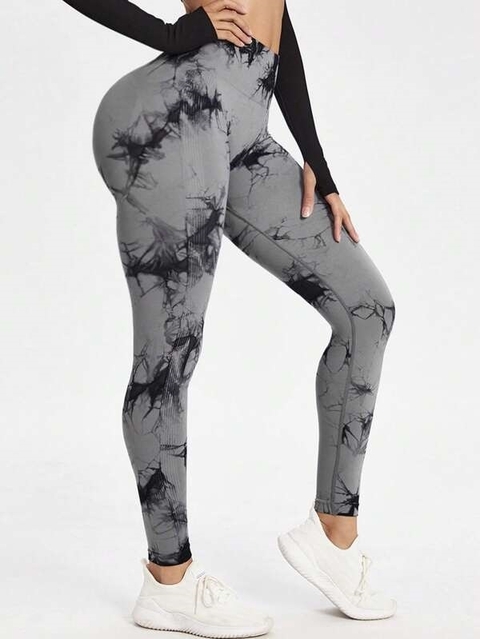 CALZA SEAMLESS Y FRUNCE - "BATIK GRIS CLARO"