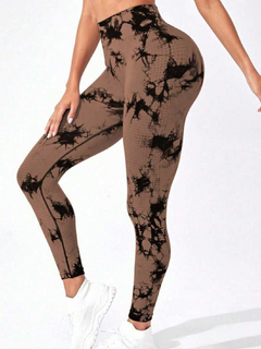 CALZA SEAMLESS Y FRUNCE - CURVY " BATIK" - comprar online