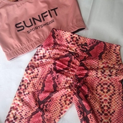 CALZA con FRUNCE "CASCABEL RED" - SUNFIT Sportswear