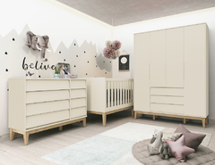 Quarto de Bebê Noah Classic 1 Cinza