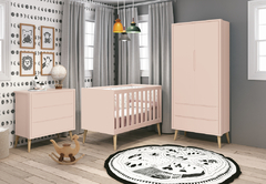 Quarto de Bebê Retrô Rosa - comprar online