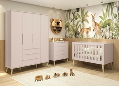 Quarto de Bebê Elfe Retrô 2 Cinza - Quartinhos Baby Loja Online de Moveis e Decoração para quartos de Bebês, Crianças e Adolescentes